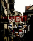 Flags in Street, Lucerne